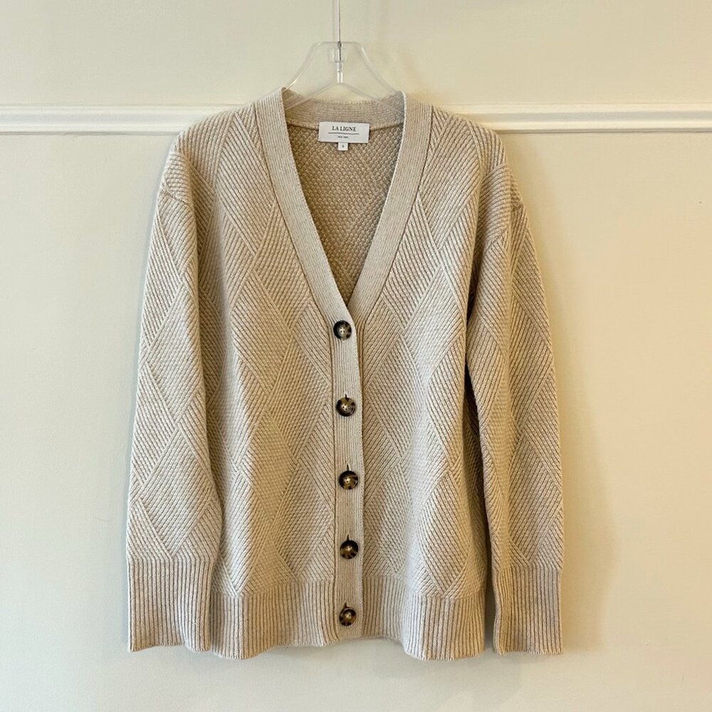 La Ligne Basket Stitch Cardigan